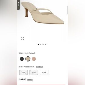 Calvin Klein 9 1/2 Natural Heels